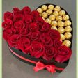 Heart Of Roses And Chocolate Sale