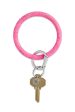 Silicone Big O Key Ring - Confetti Tickled Pink Discount