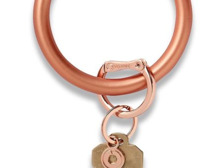 Silicone Big O Key Ring - Solid Rose Gold Online Hot Sale