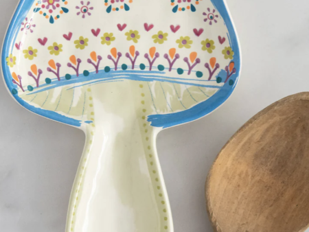 Ceramic Spoon Rest - Mushroom For Discount