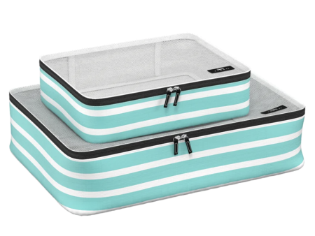 NEW Jet Set Packing Cubes -  Montauk Mint  SIG21 Online Sale