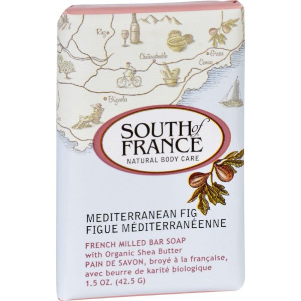 South Of France Bar Soap - Mediterranean Fig - Travel - 1.5 Oz - Case Of 12 For Sale