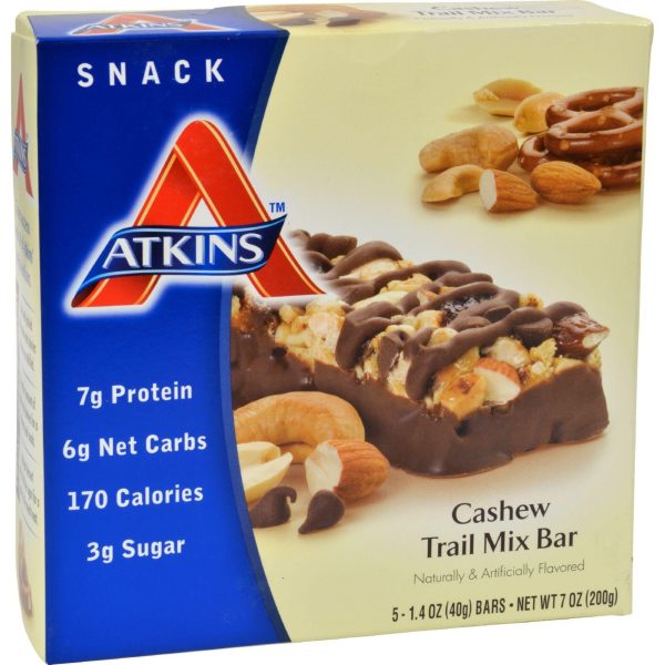 Atkins Advantage Bar Cashew Trail Mix - 5 Bars Online now