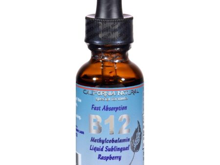 California Natural B12 Liquid Raspberry - 1 Fl Oz on Sale