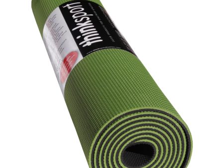 Thinksport Yoga Mat - Black-green Discount