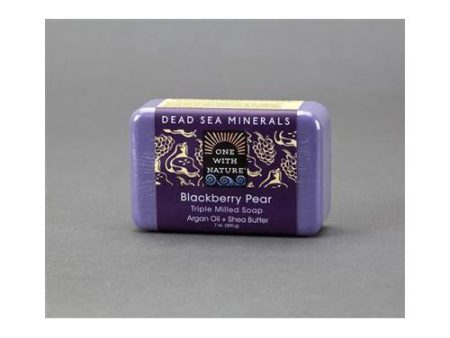 One With Nature Triple Milled Soap Bar - Blackberry Pear - 7 Oz Online now