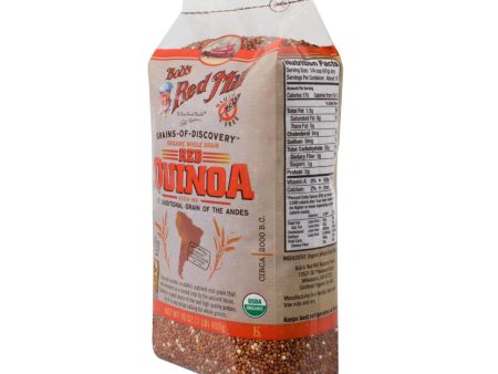 Bob s Red Mill Organic Red Quinoa Grain - 16 Oz - Case Of 4 on Sale