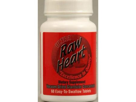 Ultra Glandulars Raw Heart - 60 Tablets Online now