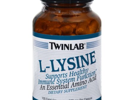 Twinlab L-lysine - 500 Mg - 100 Capsules For Discount