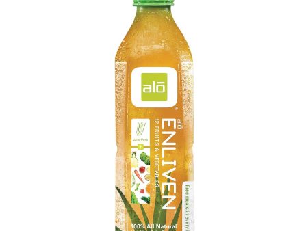 Alo Original Enliven Aloe Vera Juice Drink - 12 Fruits And Vegetables - Case Of 12 - 16.9 Fl Oz. For Cheap