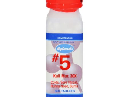 Hyland s No.5 Kali Mur. 30x - 500 Tablets Discount