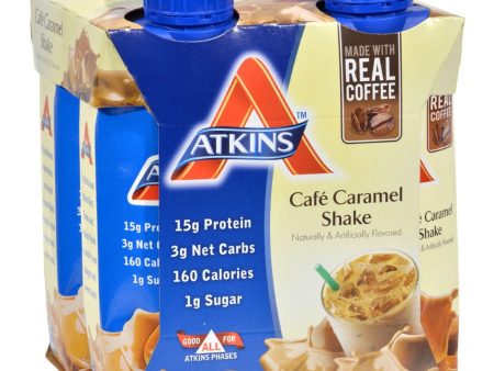 Atkins Advantage Rtd Shake Cafe Caramel - 11 Fl Oz Each - Pack Of 4 Discount