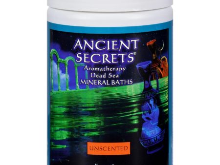 Ancient Secrets Aromatherapy Dead Sea Mineral Baths Unscented - 2 Lbs Online Sale