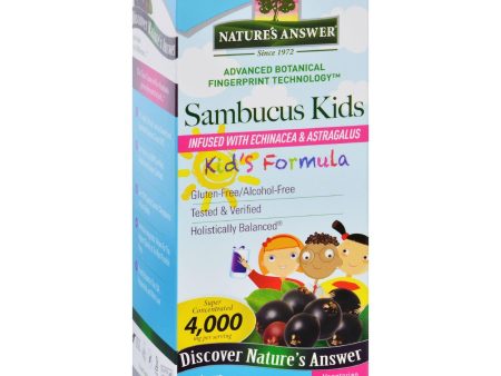 Natures Answer Sambucus - Kids Formula - Original Flavor - 8 Oz Online