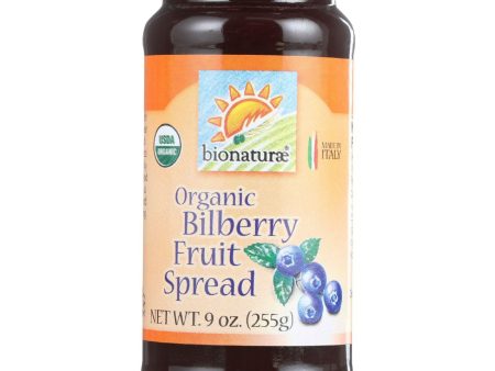 Bionaturae Fruit Spread - Organic - Bilberry - 9 Oz - Case Of 12 Online