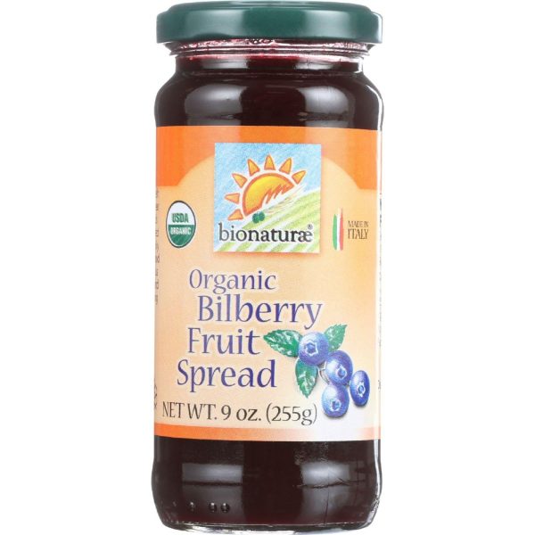 Bionaturae Fruit Spread - Organic - Bilberry - 9 Oz - Case Of 12 Online