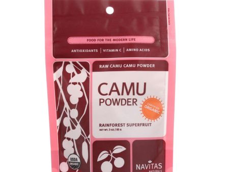 Navitas Naturals Camu Powder - Organic - Raw - 3 Oz - Case Of 6 For Discount