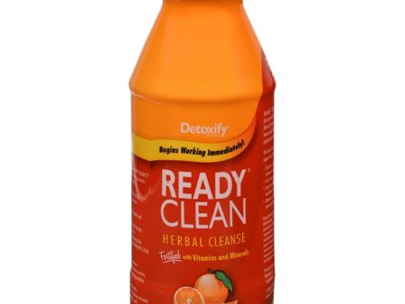 Detoxify One Source Ready Clean Herbal Cleanse - Orange Flavor - 16 Oz Fashion