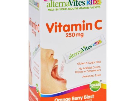 Alternavites Kids Vitamin C - 250 Mg - Orange Berry Blast - 30 Packets Discount