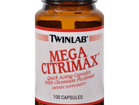 Twinlab Mega Citrimax - 100 Capsules Supply