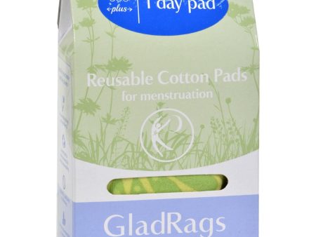 Gladrags Day Pad - Plus - Cotton - Color - 1 Count For Discount