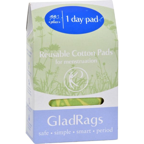 Gladrags Day Pad - Plus - Cotton - Color - 1 Count For Discount