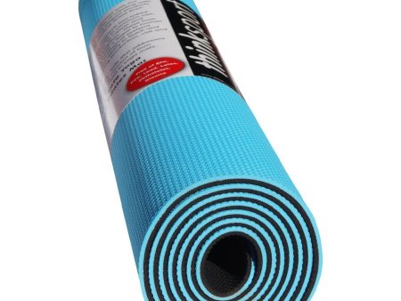 Thinksport Yoga Mat - Black-bright Blue Hot on Sale