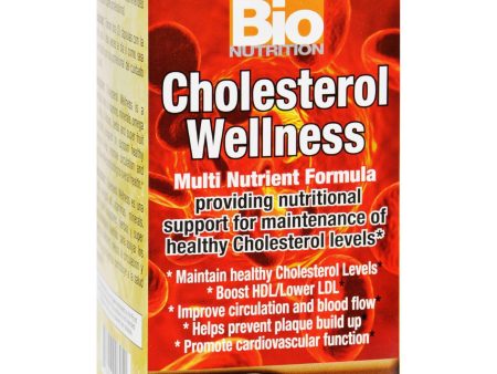 Bio Nutrition Cholesterol Wellness - 60 Vegetarian Capsules Supply