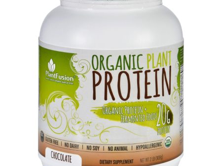 Plantfusion Plant Protein - Organic - Chocolate - 2 Lb Supply