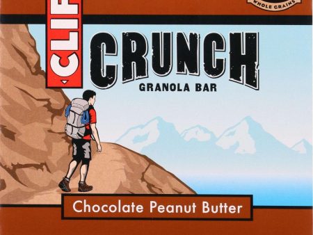 Clif Bar Granola Bar - Organic - Crunch - Chocolate Peanut Butter - 7.4 Oz - Case Of 12 For Discount