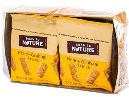 Back To Nature Mini Honey Graham Sticks - Snack Pack Case Of 100 Cheap