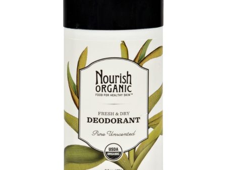 Nourish Organic Deodorant - Pure Unscented - 2.2 Oz For Discount