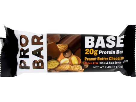 Probar Peanut Butter Chocolate Core Bar - Case Of 12 - 2.46 Oz For Sale