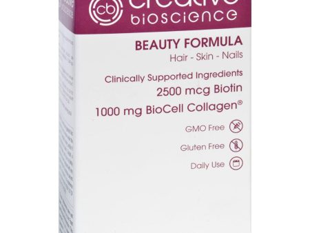 Creative Bioscience Beauty Formula - 60 Vegetarian Capsules Online now