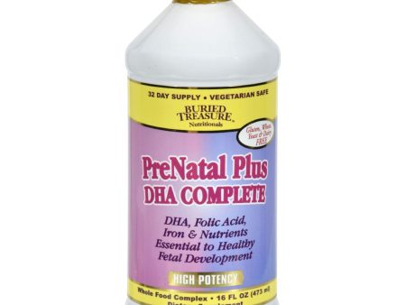 Buried Treasure Prenatal Plus Dha Complete - 16 Fl Oz Cheap