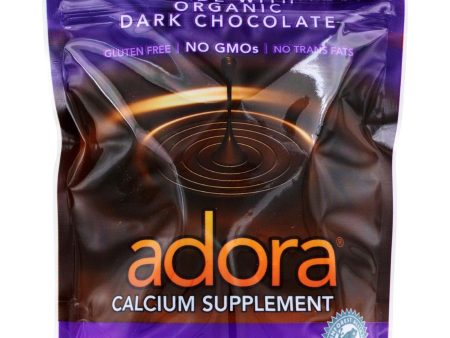 Adora Calcium Supplement Disk - Organic - Dark Chocolate - 30 Ct - 1 Case Hot on Sale