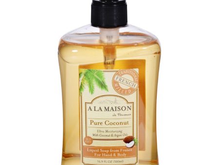 A La Maison French Liquid Soap - Coconut - 16.9 Oz Fashion