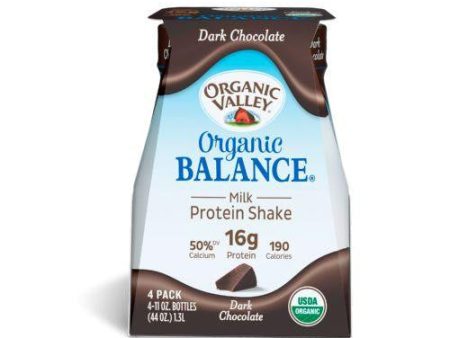 Organic Valley Balance Milk Protien Shake - Chocoloate - Case Of 3 - 4-11oz Bottle Online Hot Sale