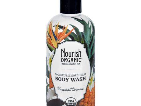 Nourish Body Wash - Organic - Tropical Coconut - 10 Fl Oz Discount