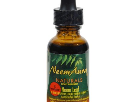 Neem Aura Certified Organic Triple Strength Neem Leaf Extract 1 To 5 - 1 Fl Oz Online Hot Sale