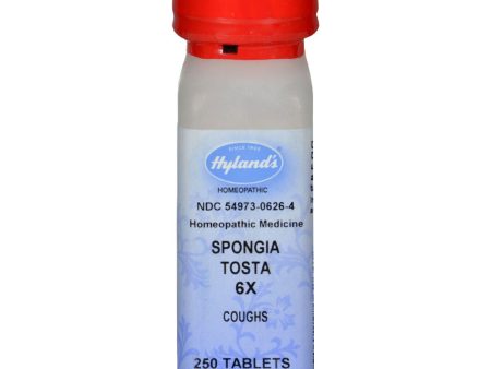 Hylands Homeopathic Spongia Tosta 6x - 250 Tablets Online