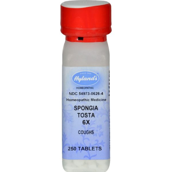 Hylands Homeopathic Spongia Tosta 6x - 250 Tablets Online