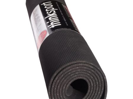 Thinksport Yoga Mat - Black-black Sale