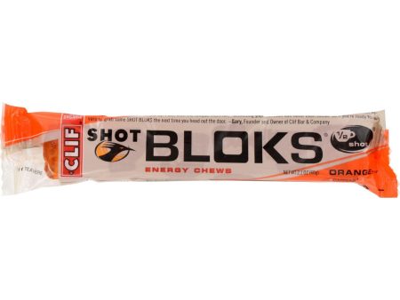 Clif Bar Clif Shot Bloks - Organic Orange - Case Of 18 - 2.1 Oz Sale