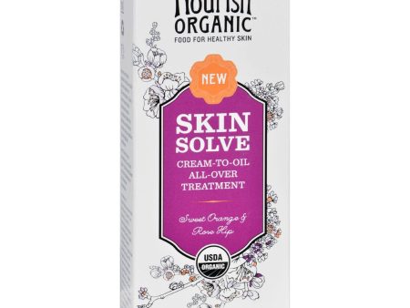 Nourish Organic Skin Solve - Organic - Sweet Orange And Rosehip - 3oz Hot on Sale