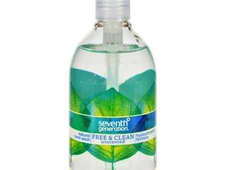 Seventh Generation Hand Wash - Natural - Free Cln Unsc - 12 Fl Oz - 1 Case For Sale