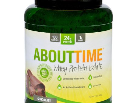 About Time Whey Protein Isolate - Chocolate - 2 Lb on Sale