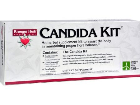 Kroeger Herb Candida Kit - 1 Kit Hot on Sale