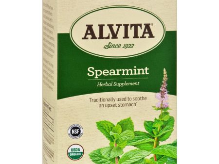 Alvita Tea - Organic Spearmint - 24 Bags Online now