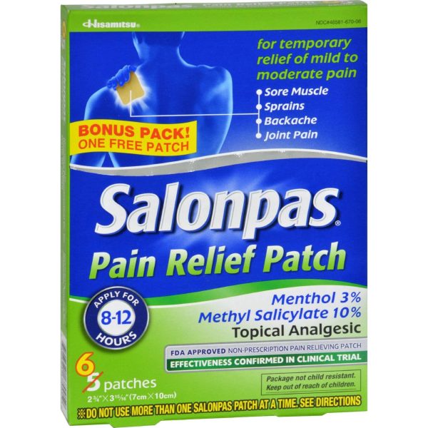 Salonpas Pain Relief Patch - 5 Pack Online now